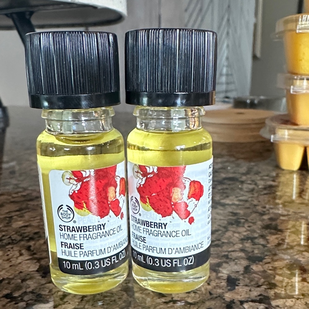 The Body Shop Strawberry Fragrance Oil Duo 2 for $6
